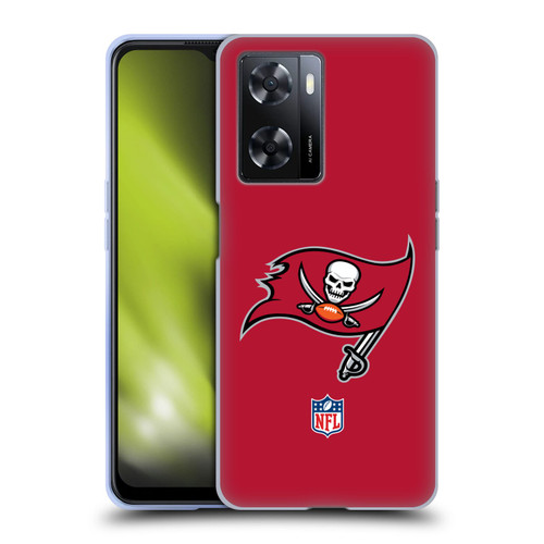 NFL Tampa Bay Buccaneers Logo Plain Soft Gel Case for OPPO A57s