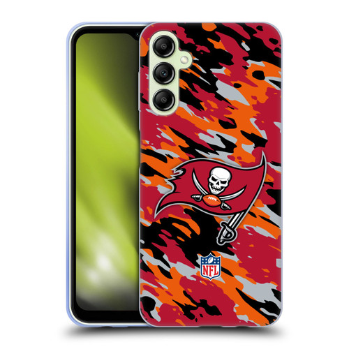 NFL Tampa Bay Buccaneers Logo Camou Soft Gel Case for Samsung Galaxy A14 5G