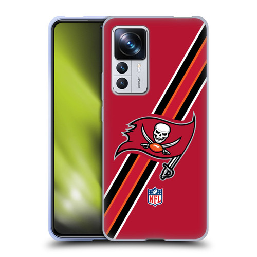 NFL Tampa Bay Buccaneers Logo Stripes Soft Gel Case for Xiaomi 12T Pro