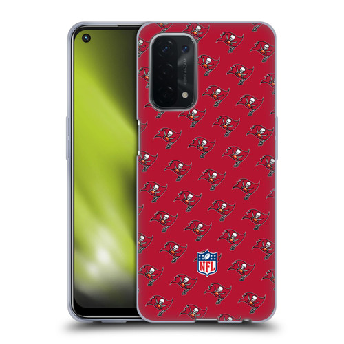 NFL Tampa Bay Buccaneers Artwork Patterns Soft Gel Case for OPPO A54 5G