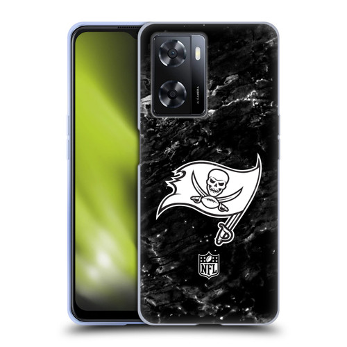 NFL Tampa Bay Buccaneers Artwork Marble Soft Gel Case for OPPO A57s