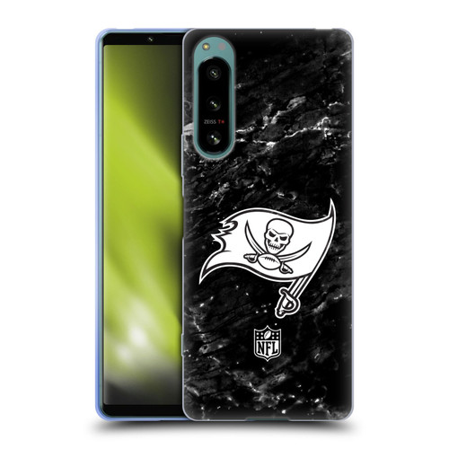 NFL Tampa Bay Buccaneers Artwork Marble Soft Gel Case for Sony Xperia 5 IV