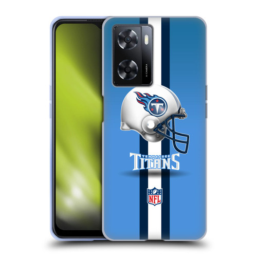 NFL Tennessee Titans Logo Helmet Soft Gel Case for OPPO A57s