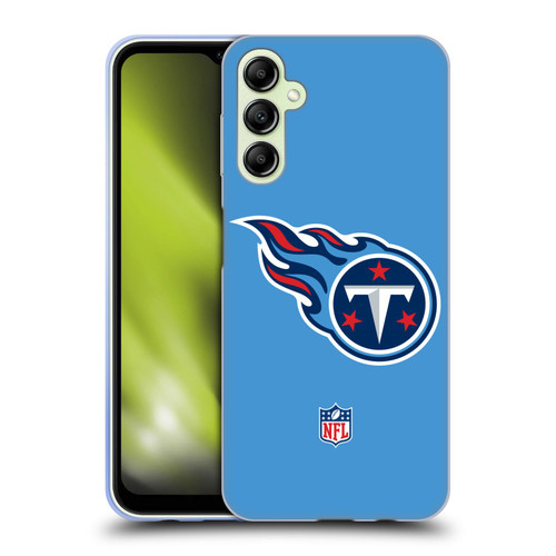 NFL Tennessee Titans Logo Plain Soft Gel Case for Samsung Galaxy A14 5G