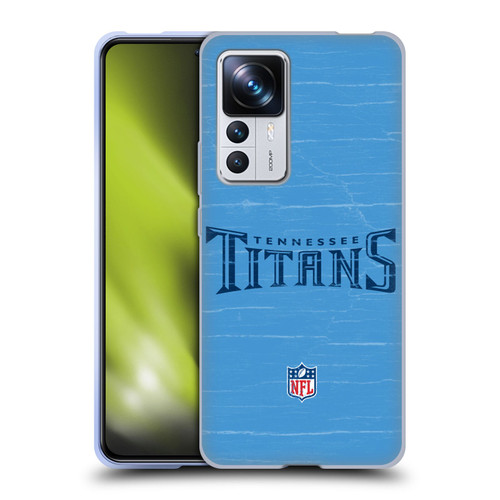 NFL Tennessee Titans Logo Distressed Look Soft Gel Case for Xiaomi 12T Pro