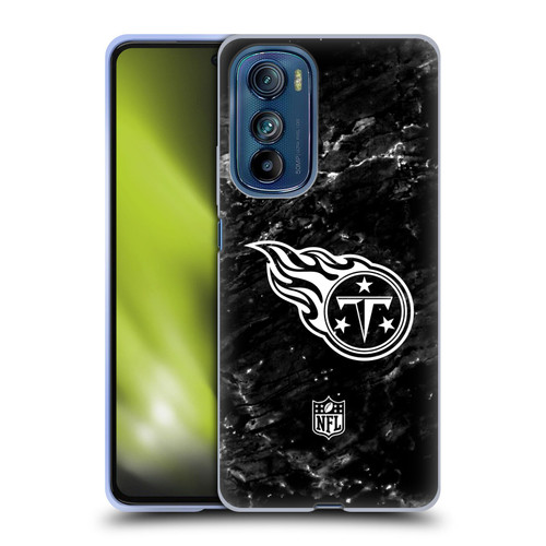 NFL Tennessee Titans Artwork Marble Soft Gel Case for Motorola Edge 30