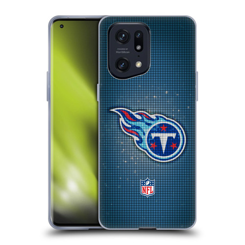 NFL Tennessee Titans Artwork LED Soft Gel Case for OPPO Find X5 Pro