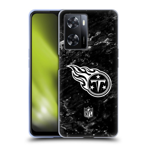 NFL Tennessee Titans Artwork Marble Soft Gel Case for OPPO A57s