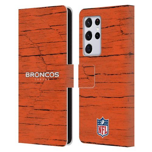 NFL Denver Broncos Logo Distressed Look Leather Book Wallet Case Cover For Samsung Galaxy S21 Ultra 5G NFL Denver Broncos Logo Distressed Look Leather Book Wallet Case Cover For Samsung Galaxy S21 Ultra 5G