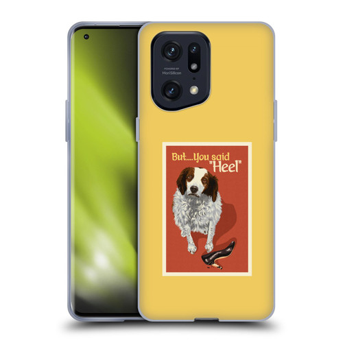 Lantern Press Dog Collection But You Said Soft Gel Case for OPPO Find X5 Pro