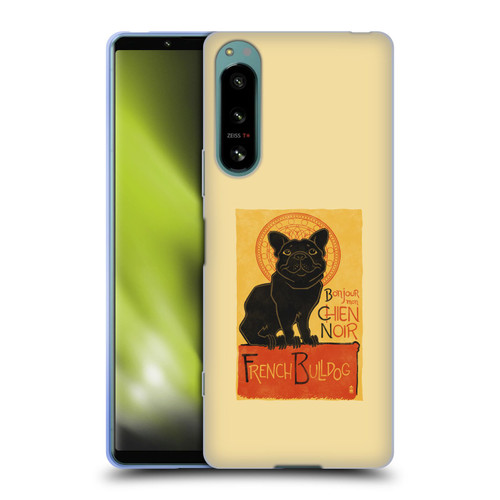 Lantern Press Dog Collection French Bulldog Soft Gel Case for Sony Xperia 5 IV