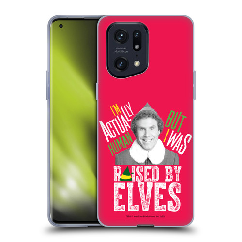 Elf Movie Graphics 1 Raised By Elves Soft Gel Case for OPPO Find X5 Pro