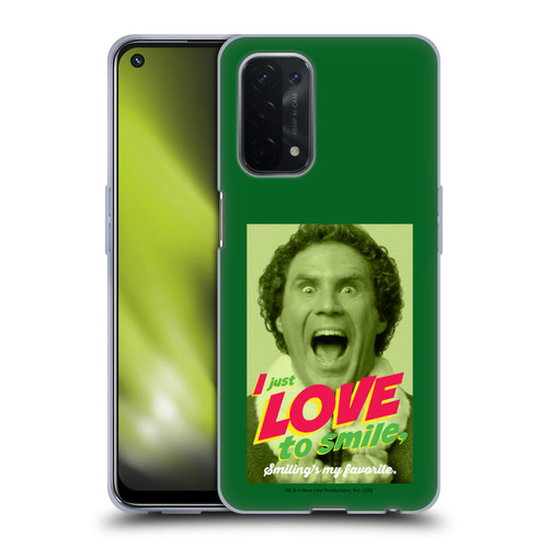 Elf Movie Graphics 1 I Love To Smile Soft Gel Case for OPPO A54 5G