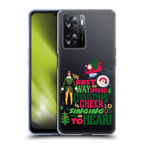 Elf Movie Graphics 1 Christmas Cheer Soft Gel Case for OPPO A57s