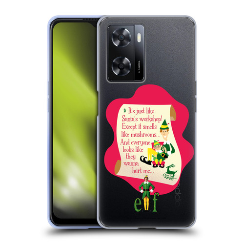 Elf Movie Graphics 1 Quote Soft Gel Case for OPPO A57s