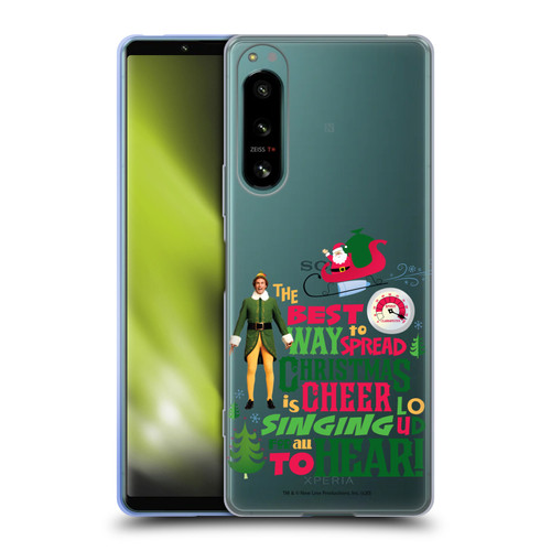 Elf Movie Graphics 1 Christmas Cheer Soft Gel Case for Sony Xperia 5 IV