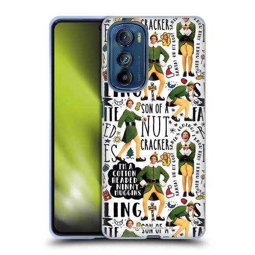 Elf Movie Graphics 2 Buddy Pattern Soft Gel Case for Motorola Edge 30