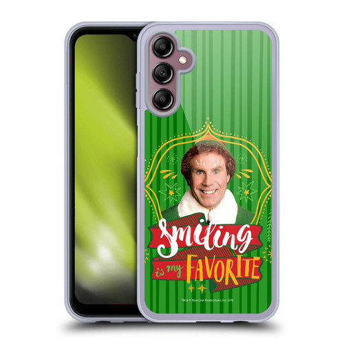 Elf Movie Graphics 2 Smiling Is My favorite Soft Gel Case for Samsung Galaxy A14 5G
