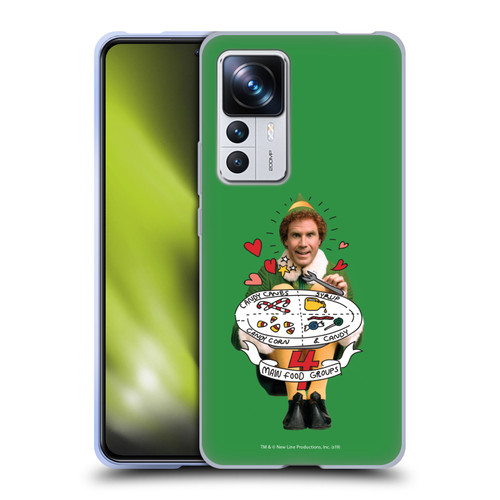 Elf Movie Graphics 2 Buddy Food Groups Soft Gel Case for Xiaomi 12T Pro