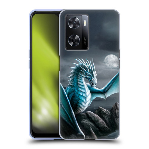 Sarah Richter Fantasy Creatures Blue Water Dragon Soft Gel Case for OPPO A57s
