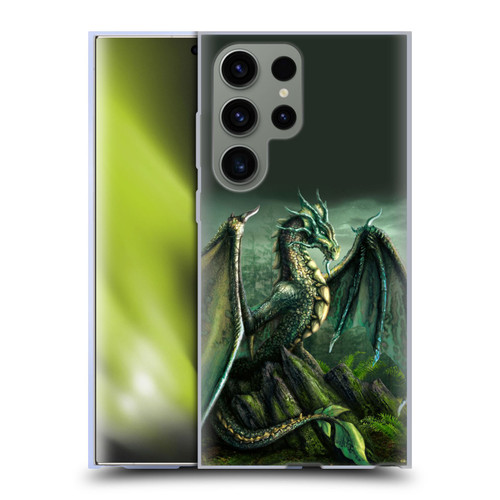 Sarah Richter Fantasy Creatures Green Nature Dragon Soft Gel Case for Samsung Galaxy S23 Ultra 5G