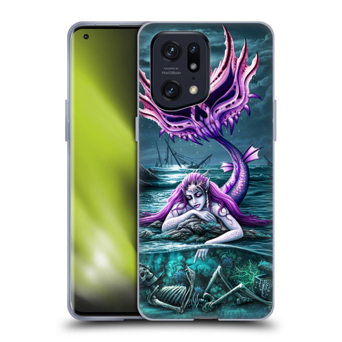 Sarah Richter Gothic Mermaid With Skeleton Pirate Soft Gel Case for OPPO Find X5 Pro