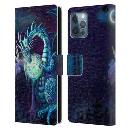 Rose Khan Dragons Blue Time Leather Book Wallet Case Cover For Apple iPhone 12 Pro Max