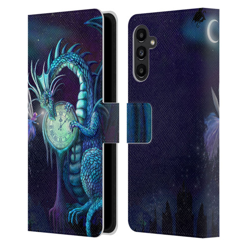 Rose Khan Dragons Blue Time Leather Book Wallet Case Cover For Samsung Galaxy A13 5G (2021)