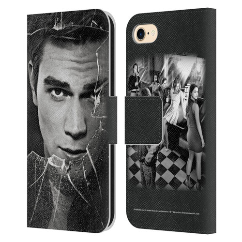 Riverdale Broken Glass Portraits Archie Andrews Leather Book Wallet Case Cover For Apple iPhone 7 / 8 / SE 2020 & 2022