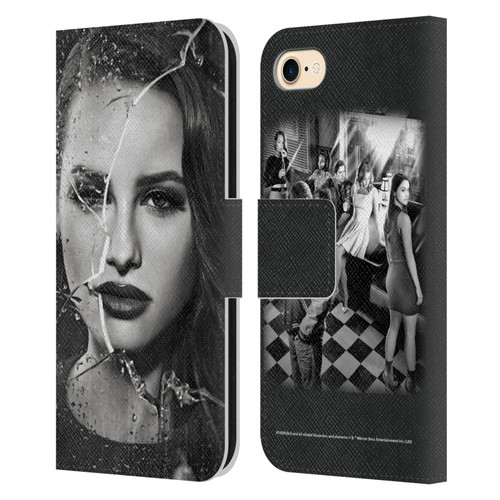 Riverdale Broken Glass Portraits Cheryl Blossom Leather Book Wallet Case Cover For Apple iPhone 7 / 8 / SE 2020 & 2022