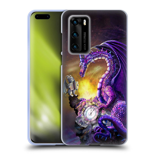 Rose Khan Dragons Purple Time Soft Gel Case for Huawei P40 5G