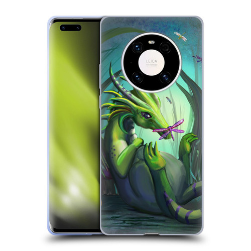 Rose Khan Dragons Baby Green Soft Gel Case for Huawei Mate 40 Pro 5G