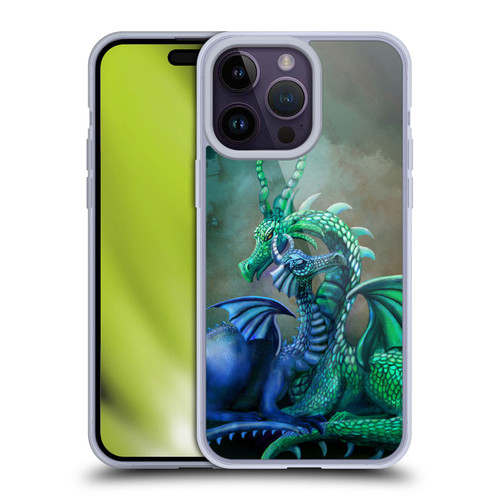 Rose Khan Dragons Green And Blue Soft Gel Case for Apple iPhone 14 Pro Max