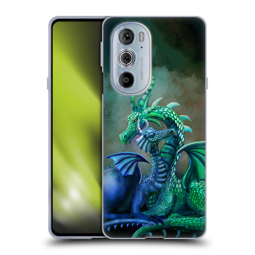 Rose Khan Dragons Green And Blue Soft Gel Case for Motorola Edge X30