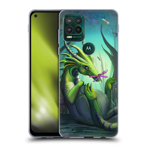 Rose Khan Dragons Baby Green Soft Gel Case for Motorola Moto G Stylus 5G 2021