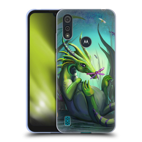 Rose Khan Dragons Baby Green Soft Gel Case for Motorola Moto E6s (2020)