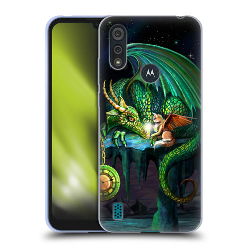 Rose Khan Dragons Green Time Soft Gel Case for Motorola Moto E6s (2020)