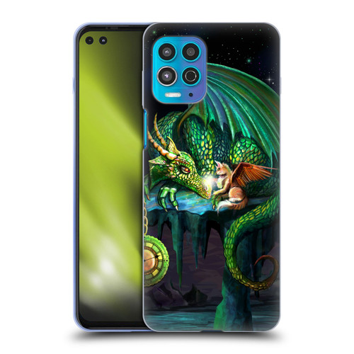 Rose Khan Dragons Green Time Soft Gel Case for Motorola Moto G100