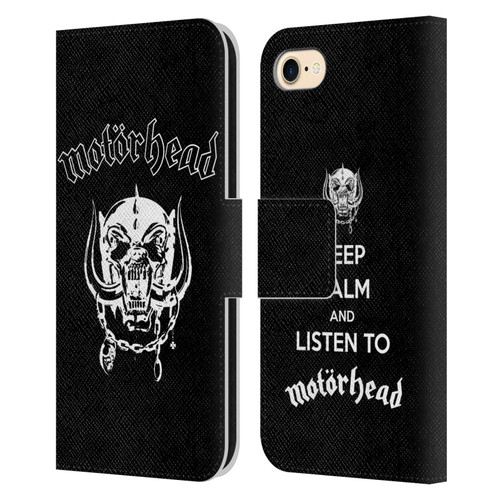 Motorhead Graphics Classic Logo Leather Book Wallet Case Cover For Apple iPhone 7 / 8 / SE 2020 & 2022