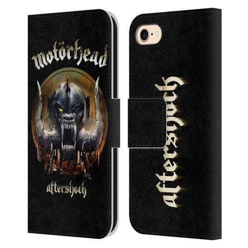 Motorhead Graphics Aftershock Leather Book Wallet Case Cover For Apple iPhone 7 / 8 / SE 2020 & 2022