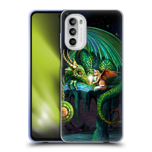 Rose Khan Dragons Green Time Soft Gel Case for Motorola Moto G52