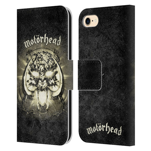 Motorhead Key Art Overkill Leather Book Wallet Case Cover For Apple iPhone 7 / 8 / SE 2020 & 2022
