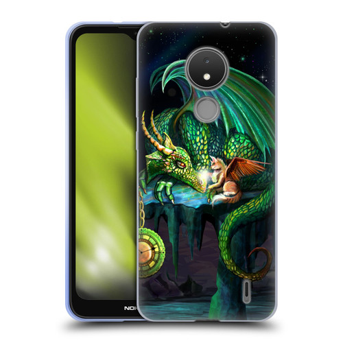 Rose Khan Dragons Green Time Soft Gel Case for Nokia C21