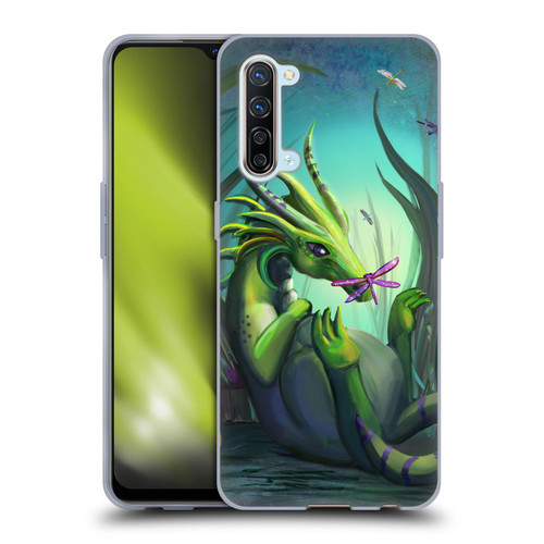 Rose Khan Dragons Baby Green Soft Gel Case for OPPO Find X2 Lite 5G