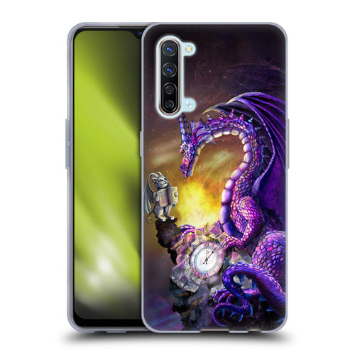Rose Khan Dragons Purple Time Soft Gel Case for OPPO Find X2 Lite 5G