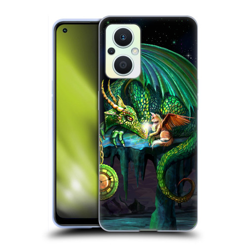 Rose Khan Dragons Green Time Soft Gel Case for OPPO Reno8 Lite