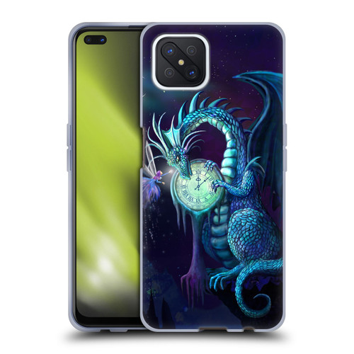 Rose Khan Dragons Blue Time Soft Gel Case for OPPO Reno4 Z 5G