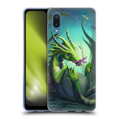 Rose Khan Dragons Baby Green Soft Gel Case for Samsung Galaxy A02/M02 (2021)