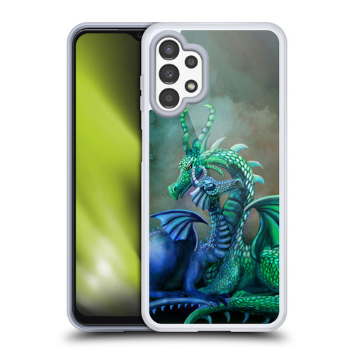 Rose Khan Dragons Green And Blue Soft Gel Case for Samsung Galaxy A13 (2022)