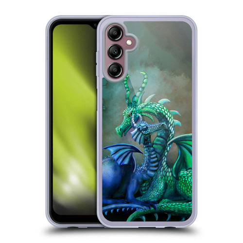 Rose Khan Dragons Green And Blue Soft Gel Case for Samsung Galaxy A14 5G